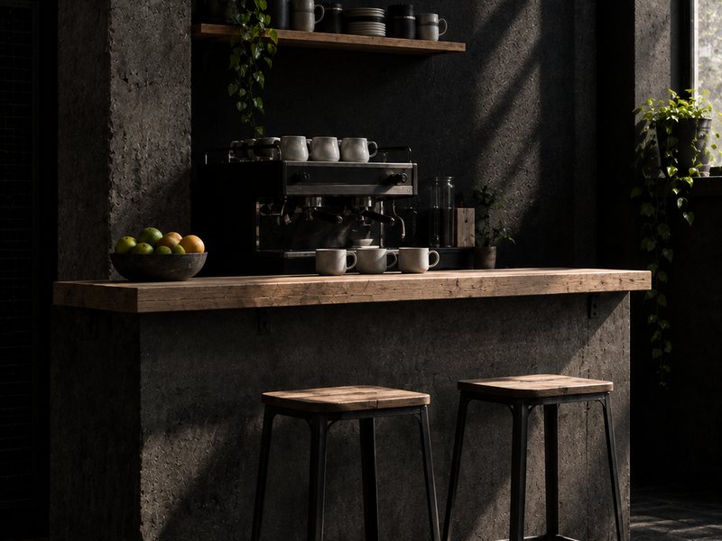 Le coin café du studio