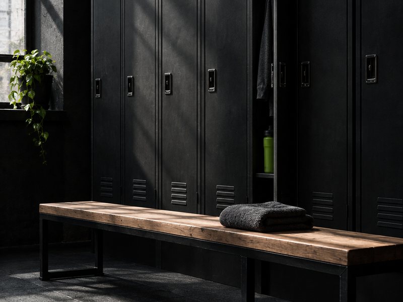 Les vestiaires du studio